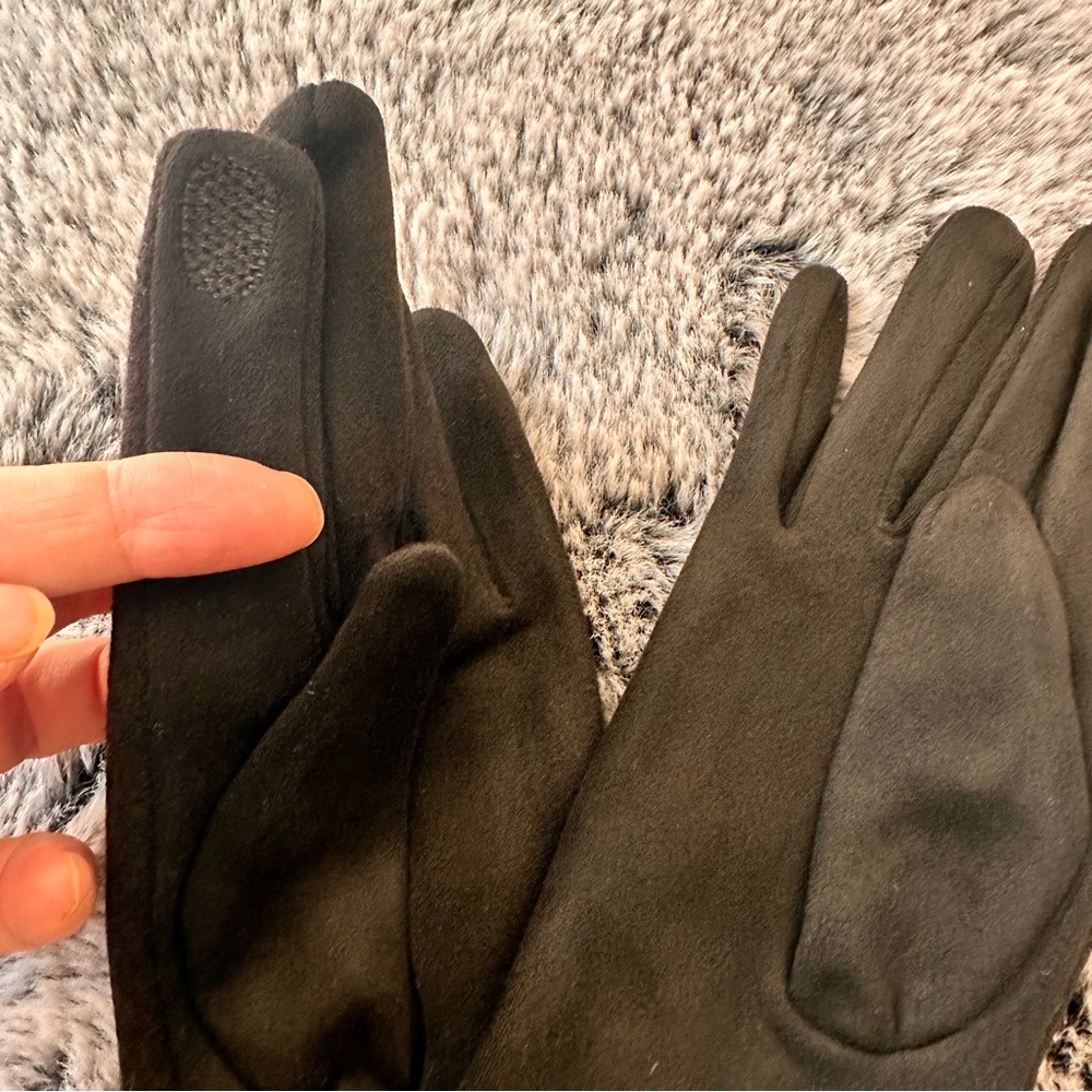 SOLD! Intrend by Max Mara Jersey Gloves with Pearls Size: 7.5 S/M Fall /Winter - Picture 15 of 16